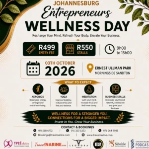 Entrepreneurs Wellness Day - Morningside